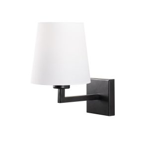 Aplica de perete metalica neagra/alba Profil 4659 dimensiuni 18 x 24 x 30 cm soclu E27 40W IP20 - imagine 3