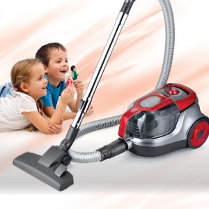 Aspirator fara sac Heinner 750W rosu cu filtru HEPA 13 si recipient 2.2L, tija telescopica din metal, putere de aspirare variabila si sistem ciclonic - imagine 4