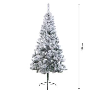 Brad de Craciun verde cu zapada artificiala Rovinj Everlands H180 cm - imagine 3