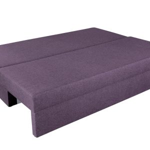 Canapea extensibila Alfi 192x80x77 cm Purple/Light Grey cu lada de depozitare, design modern si confortabil, suprafata de dormit 194x141 cm - imagine 5