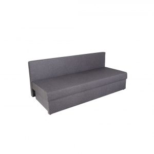 Canapea extensibilă Alfi Grey 192x80x77 cm cu ladă de depozitare și perne Daisies Flower, confortabilă și elegantă pentru living - imagine 7