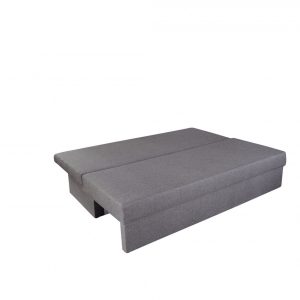 Canapea extensibila Alfi Grey 192x80x77 cm cu lada de depozitare si perne Jasmine Flower, confortabila si eleganta pentru living - imagine 9