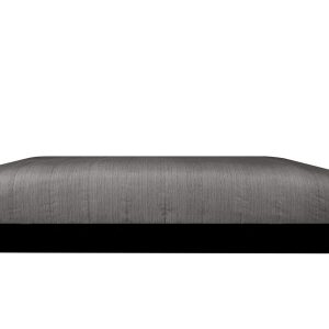 Canapea extensibila Click-Clack Felicity 195x75x90 cm Gri inchis cu lada depozitare si husa textil moderna - imagine 8