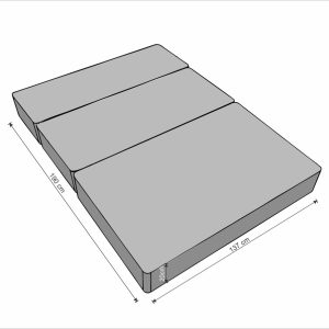 Canapea extensibila Urban Living 136x80 cm Orange, husa textila rezistenta, multifunctionala, pentru economisirea spatiului, asamblare necesara - imagine 6