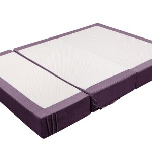 Canapea extensibila Urban Living 136x80 cm Purple cu husa textila rezistenta, multifunctionala si economica de spatiu - imagine 6