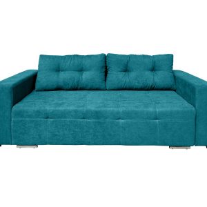 Canapea extensibila Venice 238x96x80 cm albastru cu lada de depozitare, confortabila si durabila din materiale de calitate superioara - imagine 3