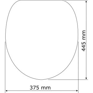Capac de toaletă Hawaii multicolor 44.5x37.5 cm cu sistem Easy-Close din duroplast/acrilic - Wenko - imagine 4