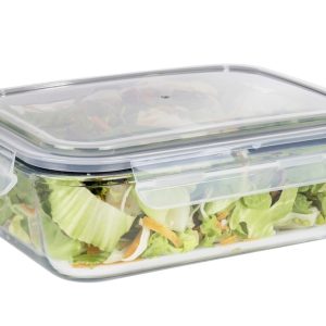 Caserola cu capac transparent Wenko Pacu 1.5 L din sticla si polipropilena, 23x17x7.5 cm pentru organizare eficienta in bucatarie - imagine 3