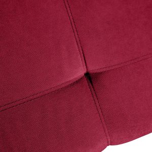 Coltar extensibil Venice 287x169 cm rosu cu lada de depozitare si structura din lemn si MDF, reversibil si confortabil - imagine 9