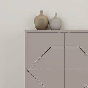 Consola Decortie Dune 184 cm Mocha PAL 184x77.4x35 cm - imagine 4