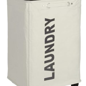 Cos de rufe alb Wenko Quadro 79 L 40 x 60 x 33 cm poliester polipropilena - imagine 4