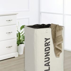 Cos de rufe alb Wenko Quadro 79 L 40 x 60 x 33 cm poliester polipropilena - imagine 6