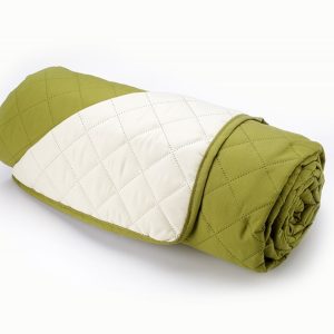 Cuvertura Double Face Olive 210x220 cm 100% microfibra pentru confort si stil in dormitor - imagine 3