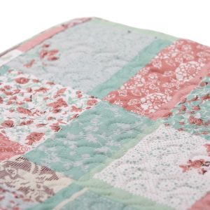 Cuvertură matlasată Alcam Flowers 210x240 cm din microfibra cu umplutură din fibră siliconică, lavabilă și confortabilă - imagine 5