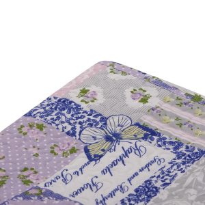 Cuvertura matlasata Alcam Mary 210x240 cm microfibra florala lavabila confortabila pentru dormitor - imagine 7