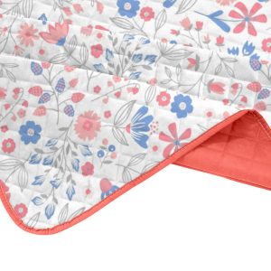 Cuvertura Matlasata Cocolino Alcam Paradise 210x220 cm Fleece si Microfibra Reversibila Lavabila Design Elegant - imagine 4