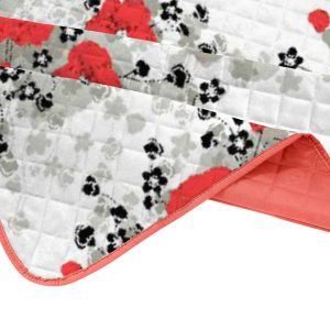 Cuvertura Matlasata Cocolino Alcam Primavera 210x220 cm Corai cu 2 Fete Fleece si Microfibra pentru Confort si Eleganta - imagine 3