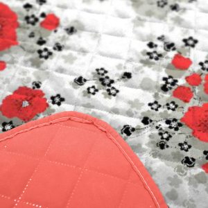 Cuvertura Matlasata Cocolino Alcam Primavera 210x220 cm Corai cu 2 Fete Fleece si Microfibra pentru Confort si Eleganta - imagine 4