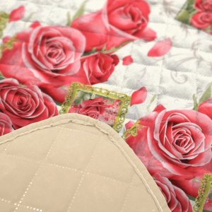 Cuvertură Matlasată Cocolino Alcam Red Rosa 210x220 cm pentru Confort și Eleganță în Orice Cameră - imagine 6
