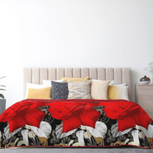 Cuvertura Matlasată Cocolino Alcam Retro Rose 210x220 cm Moale și Elegantă pentru Confortul Oricărei Camere