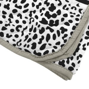 Cuvertura Matlasata Cocolino Alcam Zebra 210x220 cm Fina Moale Lavabila Design Elegant - imagine 5