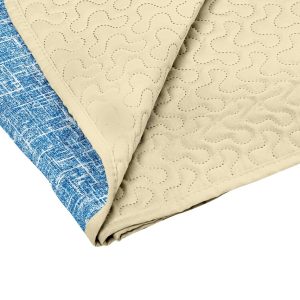 Cuvertură matlasată Alcam 210x220 cm microfibra Blue Jeans pentru confort și stil în dormitor - imagine 3