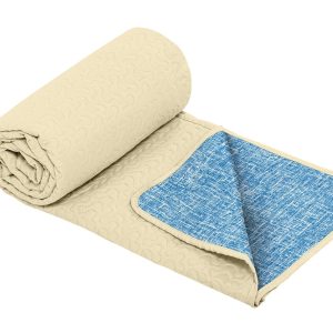 Cuvertură matlasată Alcam 210x220 cm microfibra Blue Jeans pentru confort și stil în dormitor - imagine 5