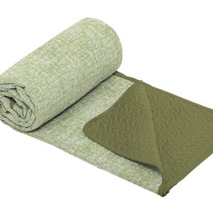 Cuvertura Matlasată 210x220 cm Alcam Microfibra Green Jeans pentru Dormitor Confortabil - imagine 5
