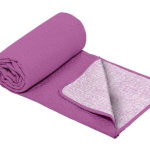 Cuvertura matlasată Alcam 210x220 cm microfibra Purple Jeans cu 2 fețe - confort și stil pentru dormitor