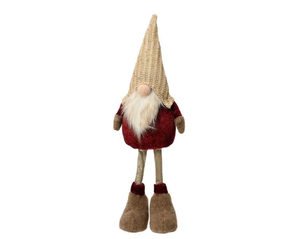 l-decoratiune-gnome-w-hat-beige-decoris-14x12x50-cm-poliester-multicolor