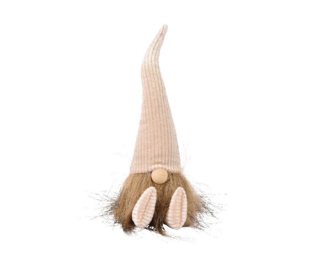 l-decoratiune-gnome-w-hat-light-pink-decoris-5x5x27-cm-poliester-roz