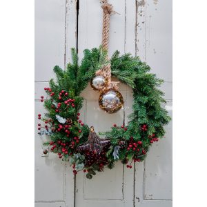 Decoratiune luminoasa Red Star Ø20 cm din sticla, Lumineo, functioneaza cu 3 baterii AA - imagine 3