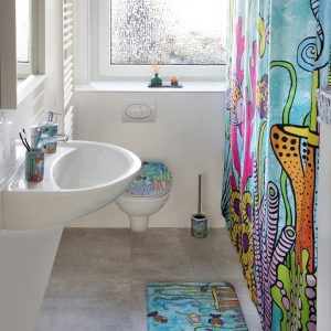 Dozator Sapun Lichid Ceramic Multicolor Wenko Ocean Life 360 ml pentru Baie si Bucatarie - imagine 4