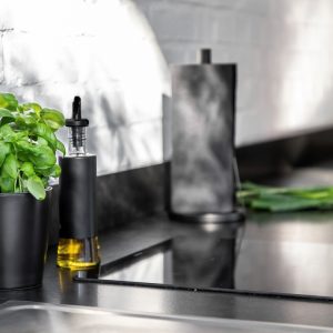 Dozator ulei/otet Wenko Boga 300 ml sticlă inox plastic negru transparent pentru bucătărie - imagine 11