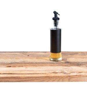 Dozator ulei/otet Wenko Boga 300 ml sticlă inox plastic negru transparent pentru bucătărie - imagine 5