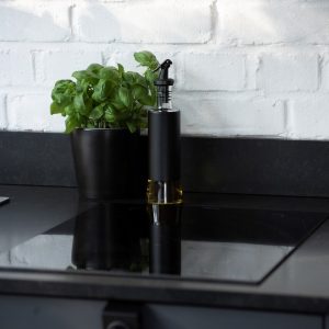Dozator ulei/otet Wenko Boga 300 ml sticlă inox plastic negru transparent pentru bucătărie - imagine 6