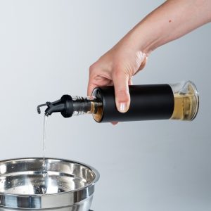 Dozator ulei/otet Wenko Boga 300 ml sticlă inox plastic negru transparent pentru bucătărie - imagine 7