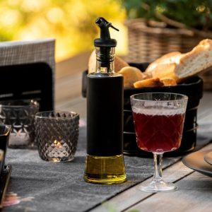 Dozator ulei/otet Wenko Boga 300 ml sticlă inox plastic negru transparent pentru bucătărie - imagine 9