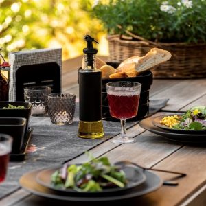 Dozator ulei/otet Wenko Boga 300 ml sticlă inox plastic negru transparent pentru bucătărie - imagine 10