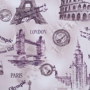 Draperie Imagine Paris 140x245 cm poliester gri pentru un decor boem acasă - imagine 5