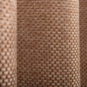 Draperie Mendola Aral 140x260 cm Poliester Maro Uni pentru Amenajare Elegantă - imagine 3