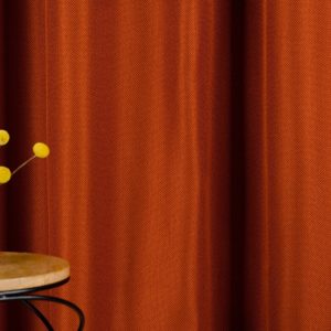 Draperie Mendola Interior Bordeaux 140x260 cm Poliester Caramiziu Textura Moderna - imagine 3