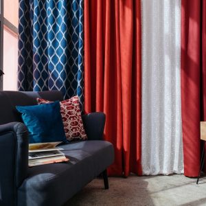 Draperie Mendola Bordeaux 140x260 cm Poliester Modern pentru Decor Elegant - imagine 3