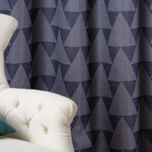Draperie Mendola Inca 130x260 cm poliester gri petrol design geometric pentru amenajări moderne - imagine 4