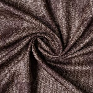 Draperie Mendola Interior Inca 130x260 cm poliester maro pattern geometric stil contemporan - imagine 3