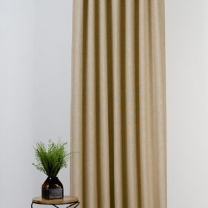 Draperie Mendola Roquefort Bej 140x260 cm Poliester pentru Amenajări Elegante - imagine 1