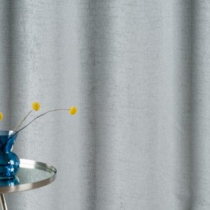 Draperie Mendola Vento 140x260 cm poliester gri vernil cu catifea chenille pentru interior - imagine 4