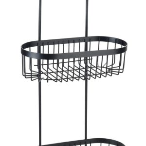 Etajera Suspendabilă pentru Duș Wenko Serino 25.5 x 70 x 19.5 cm Inox Negru pentru Organizarea Băii - imagine 3