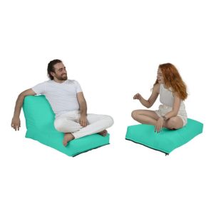 Fotoliu extensibil turcoaz Siesta Ferndale Bean Bag 55-180 cm poliester impermeabil 200 kg - imagine 15