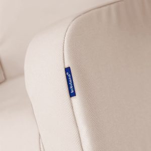 Fotoliu Multifunctional Bej pentru Copii 2 in 1 Moale si Confortabil, Sigur cu Husa Detasabila pentru Spalare - imagine 4